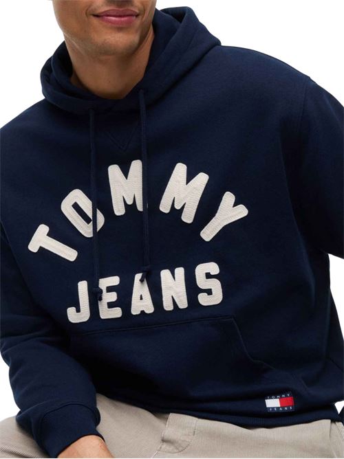 Felpa con cappuccio con logo ricamato Tommy Jeans | DM0DM23595C1G